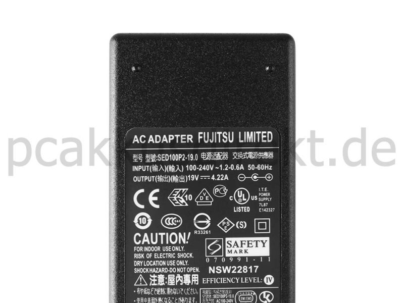 80W Fujitsu FUJ:CP500610-XX FUJ:CP531925-XX Netzteil Ladegerät