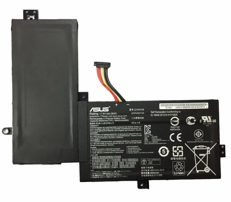 5000mAh 38Wh 2 Zellen Akku Asus VivoBook Flip TP501UB-DN038T-BE