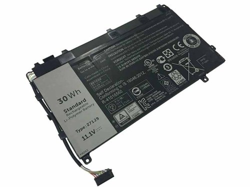 Original 2500mAh 30Wh 3 Zellen Akku Dell GWV47 0GWV47