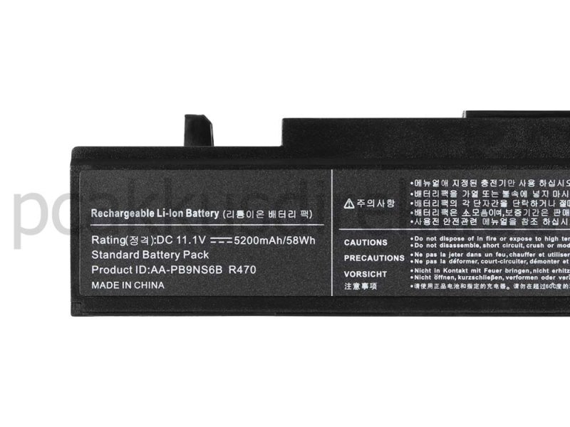 6 Zellen 5200mAh Akku Samsung AA-PB9NC5B AA-PB9NC6B