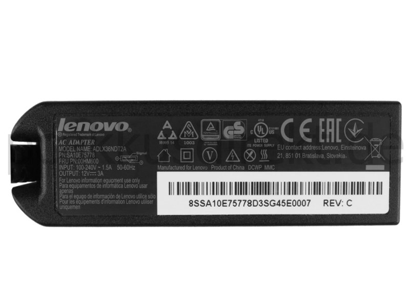 36W Netzteil Lenovo ThinkPad 10 20C1 Z3795 20C1A00RUS 20C1002TUS