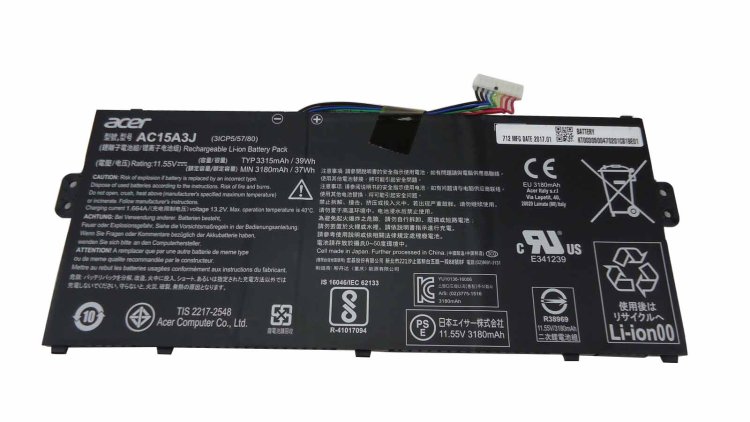 3315mAh 39Wh 3 Zellen Akku Acer Chromebook R 11 CB5-132T-C7HZ NX.G54CF.005 - zum Schließen ins Bild klicken