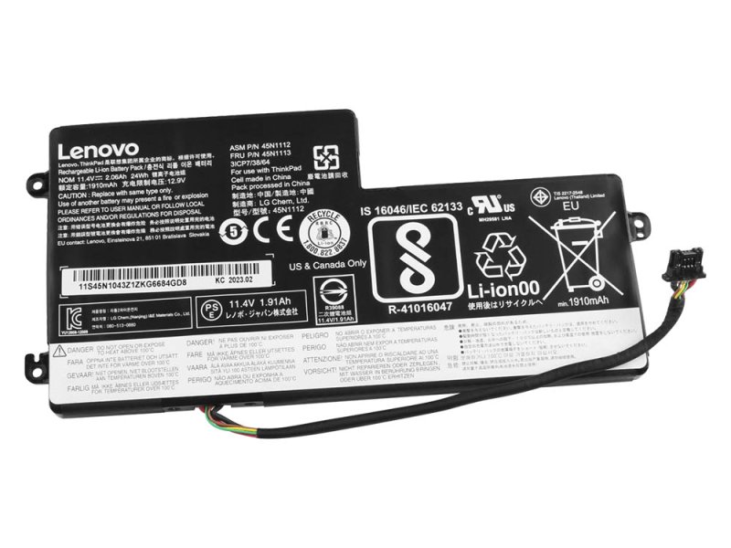 Original 24Whr Akku Lenovo Thinkpad T450s