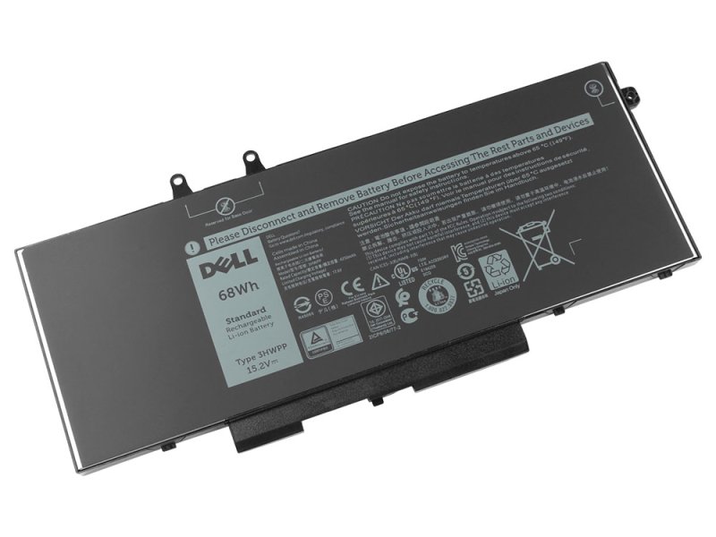 Original 4250mAh 68Wh 4-Zellen Dell Precision 3551 P80F P80F004 Akku