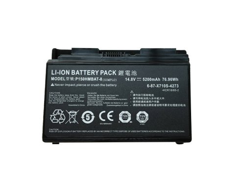 5200mAh 8 Zellen Akku Clevo P170SM-A Strongbook M7A8