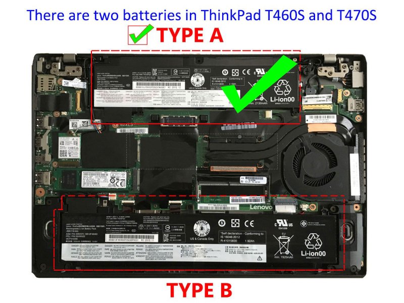 Original 2065mAh 24Wh 3 Zellen Akku Lenovo 01AV462 L16M3P73