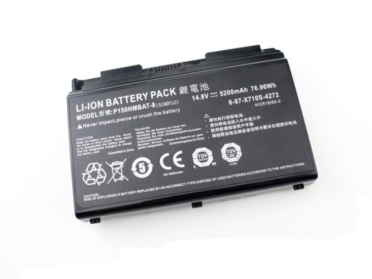 Original 5200mAh 8 Zellen Akku Sager NP8295 - zum Schließen ins Bild klicken