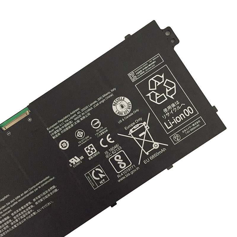 6850mAh 52Wh 4 Zellen Akku Acer Chromebook 715 CB715-1WT-39HZ