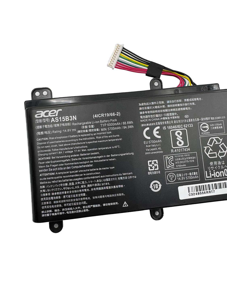 6000mAh 88Wh 8 Zellen Akku Acer Predator 15 G9-593