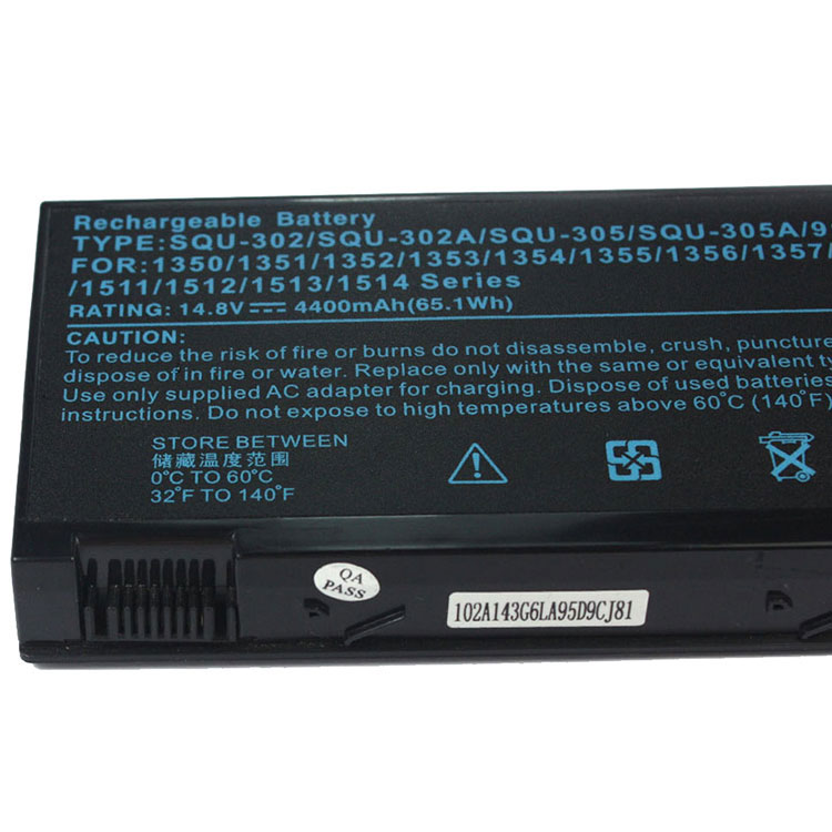 4400mAh 65Wh 8-Zellen Akku Acer Aspire 1511 Aspire 1511LC