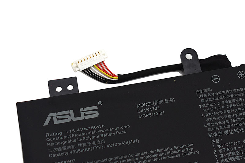 Original 66Wh 4335mAh 4 Zellen Akku Asus 0B200-02940000 C41N1731