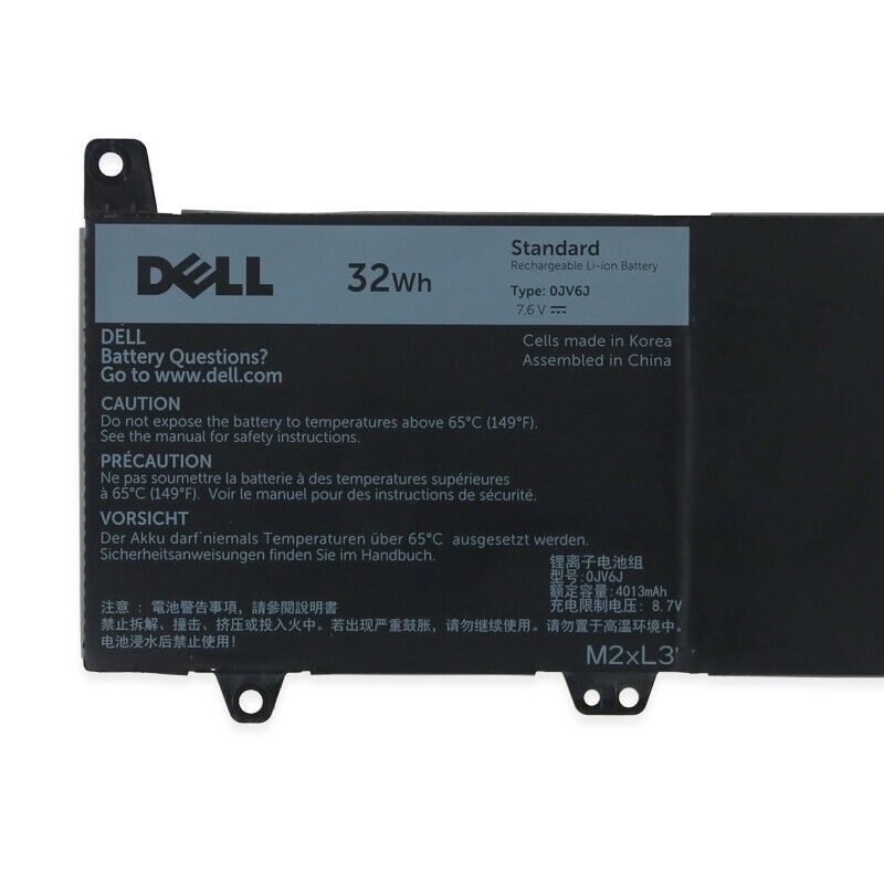 Original 32Wh 4-Zellen Dell Inspiron 11 3180 P24T003 Akku