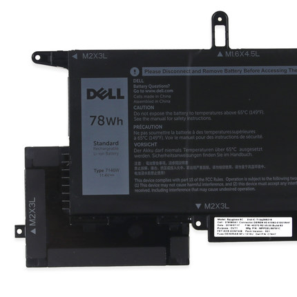 6500mAh 78Wh 6-Zellen Akku Dell Latitude 7400 2-in-1 P110G001