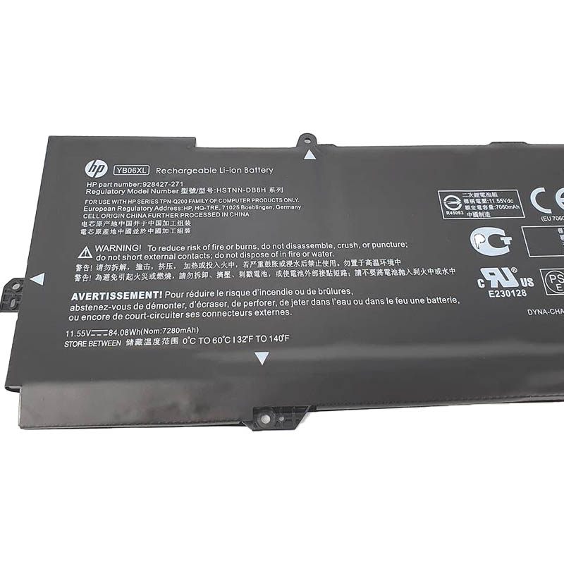 Original HP YB06084XL YB06XL Akku 7280mAh 84.08Wh 6 Zellen