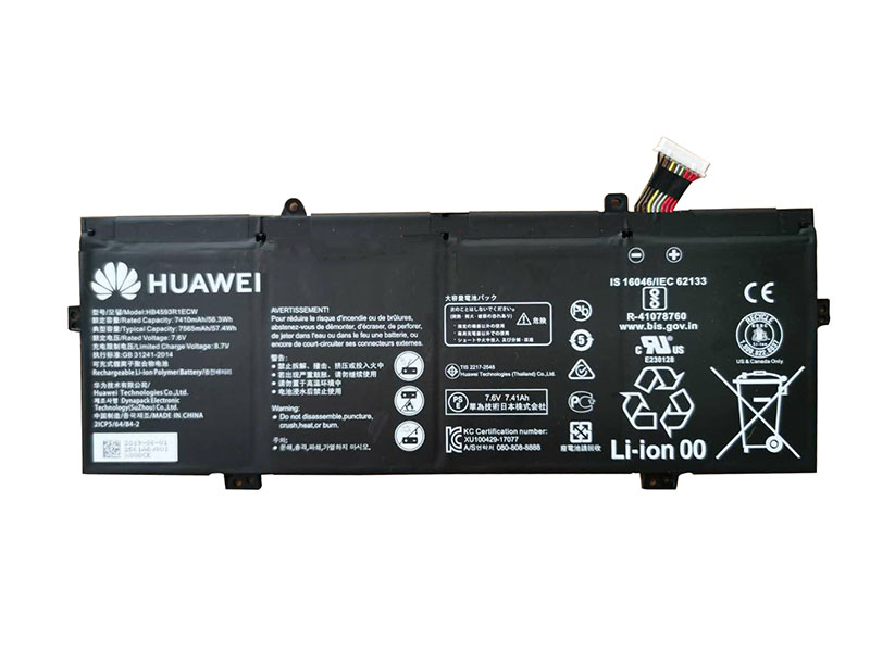 Original 7410mAh 56.3Wh 4 Zellen Akku Huawei HB4593R1ECW