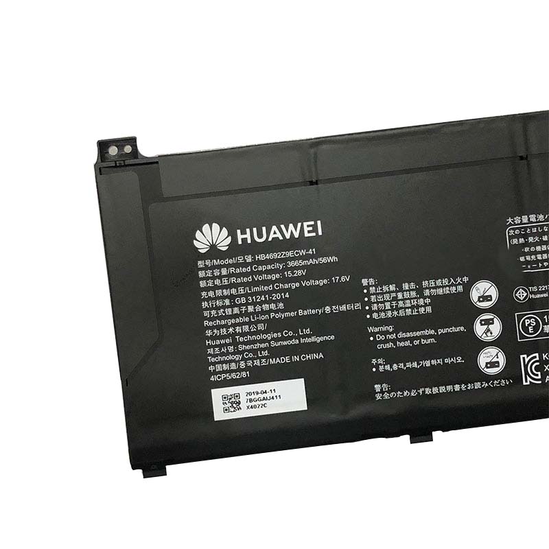 Original 3665mAh 56Wh 4 Zellen Akku Huawei Matebook D 14