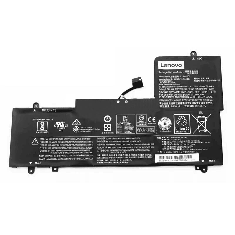 6960mAh 52Wh 4 Zellen Akku Lenovo Yoga 710-14IKB 80V4004BGE