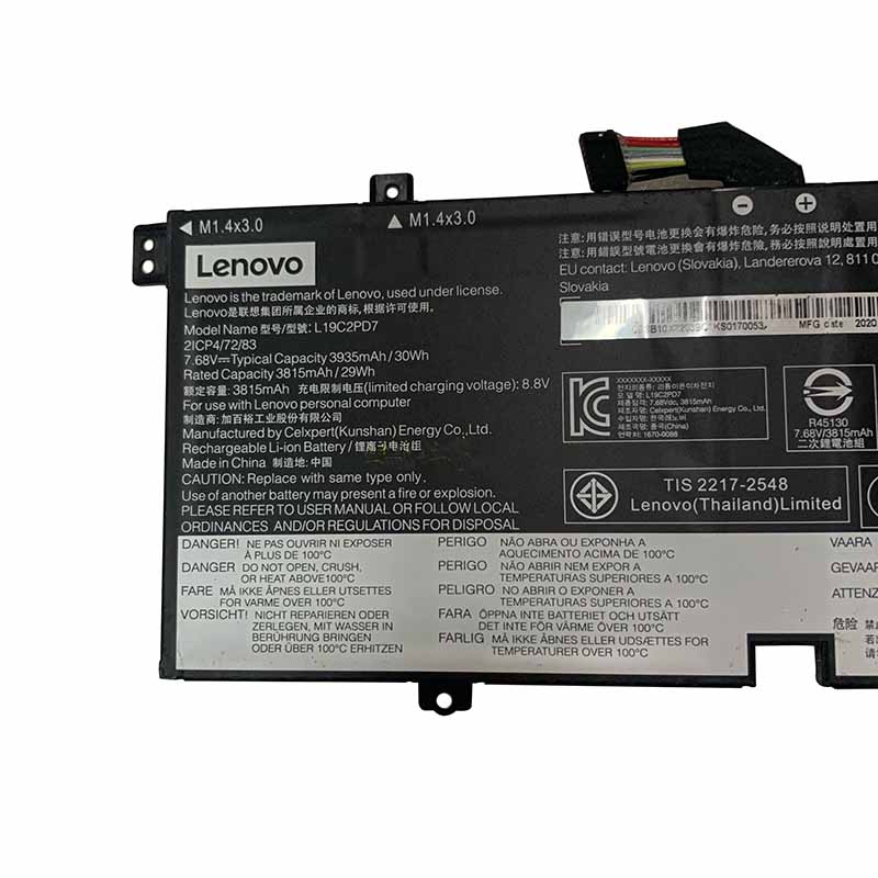 Original 3935mAh 30Wh 2 Zellen Akku Lenovo IdeaPad Duet 3 10IGL5-LTE 82HK