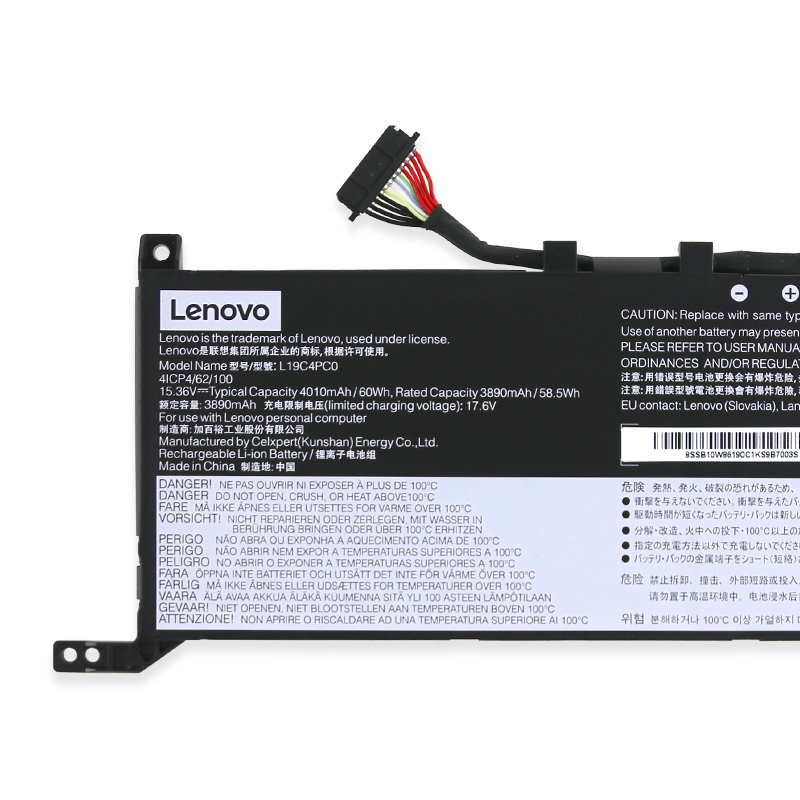 Original 4010mAh 60Wh 4 Zellen Akku Lenovo 4ICP4/62/100 5B10W86195