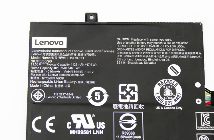 Original 4123mAh 47.6Wh 3 Zellen Akku Lenovo 100e Chromebook 2nd Gen AST 82CD