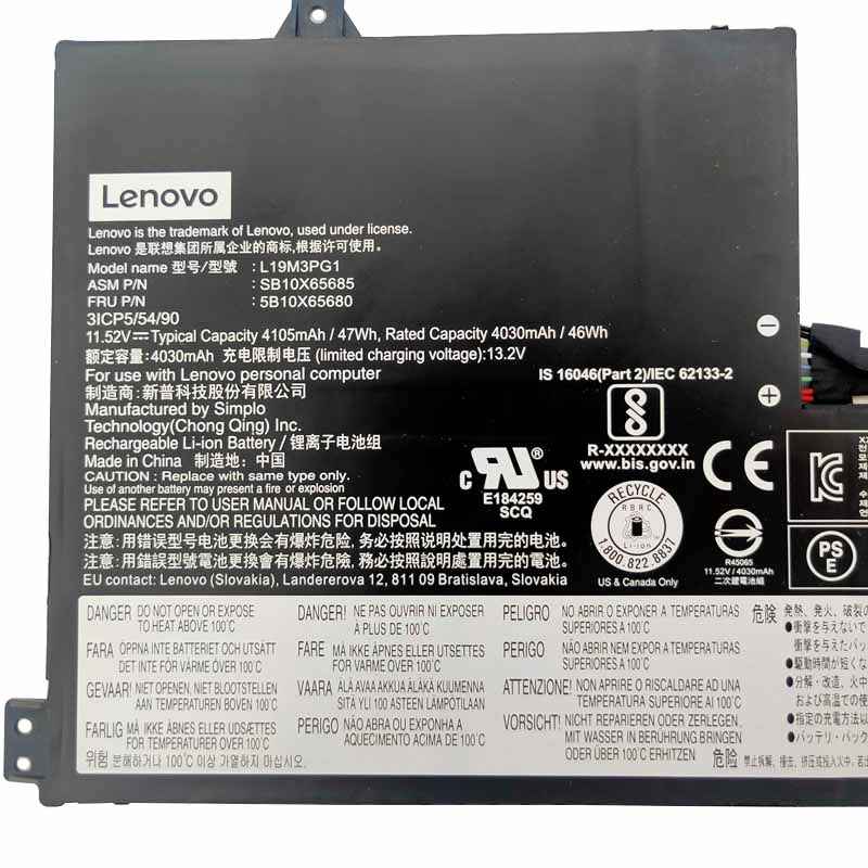 Original 4105mAh 47Wh Akku Lenovo 300e Chromebook 2nd Gen AST 82CE0001AT