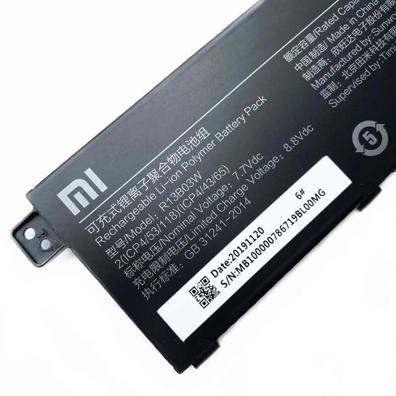 Original 5200mAh 40Wh 4 Zellen Akku Xiaomi RedmiBook 13