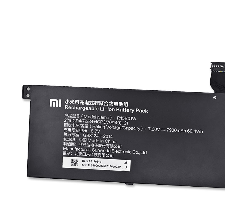 Original 7900mAh 60.04Wh 3 Zellen Akku Xiaomi MI Pro 15.6 INCH